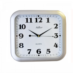 ADLER 30095 SILVER MATWall clock 