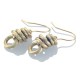 Auskarai Storm Whip Gold Earrings