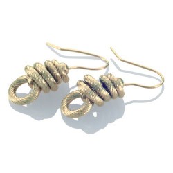 Серьги Storm Whip Gold Earrings