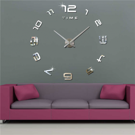 3D Wall Clock SL 3D-002 sieninis laikrodis