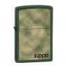 Зажигалка ZIPPO 28036 DIGITAL GREEN MATTE
