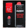 Подарочный набор ZIPPO. Коробка, топливо, камни.