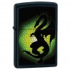 Žiebtuvėlis ZIPPO 28135 BS Triptych Dragon 3 Black Matte