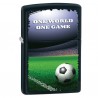 Žiebtuvėlis ZIPPO 28301 Classic One World One Game Football Black Matte Windproof
