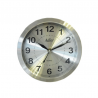 ADLER 30126 SILVER Quartz Wall Clock