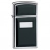 ZIPPO 1655 Emblem Slim High Polish Chrome